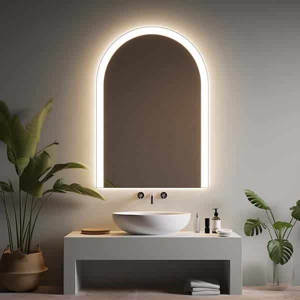 Arched Bathroom Mirror