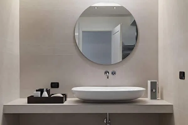 Regular Mirror in the Bathroom