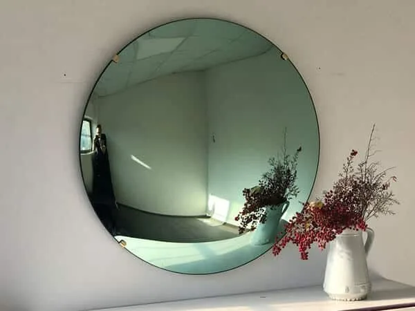 green tinted mirror glazing