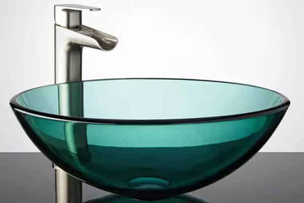 glass sink