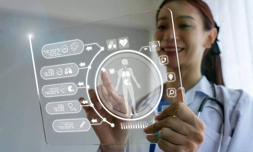 smart display in sci-fi movie
