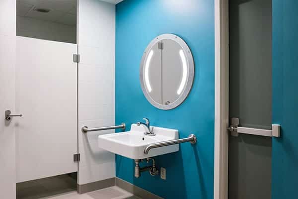 application healthcare bathrooms