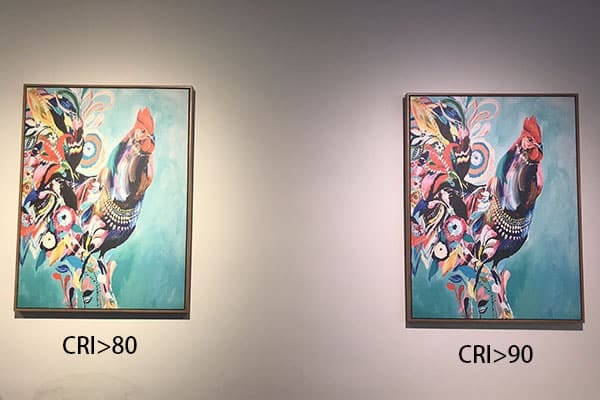 different color rendering index CRI