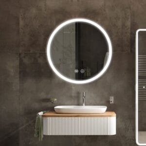 Round edge-aligned border lighting