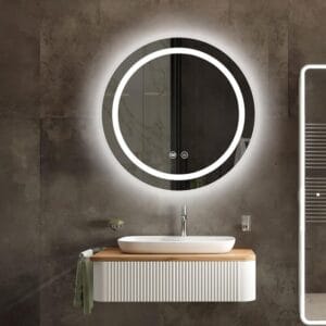 Round inset border lighting