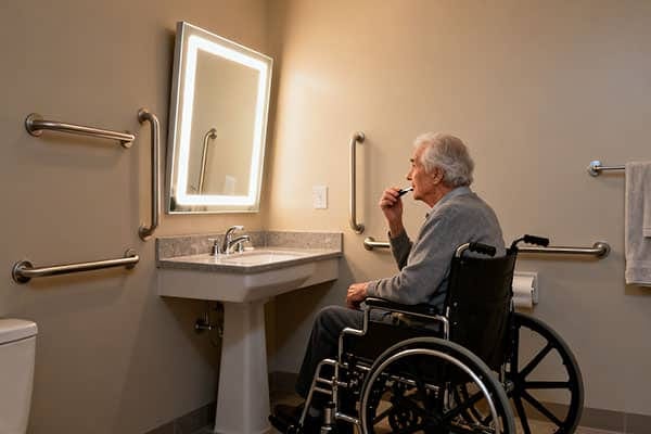 application Senior Living ADA mirrors