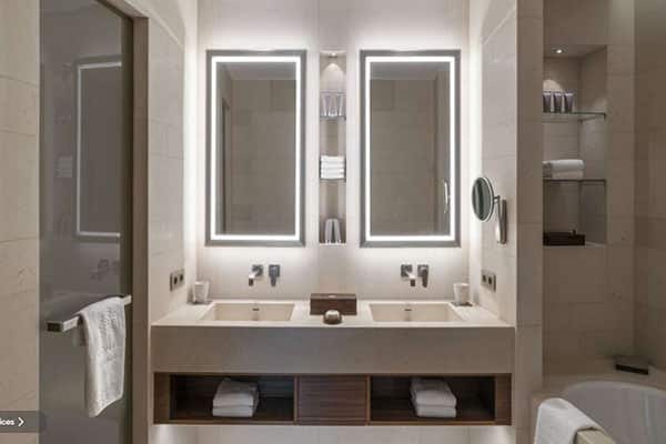 application commercial custom led mirrors