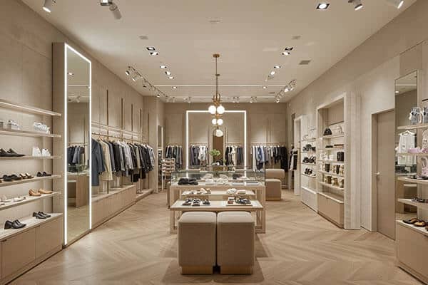 application retail Store Entrance n Display Areas