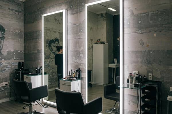 application salon full length mirrors