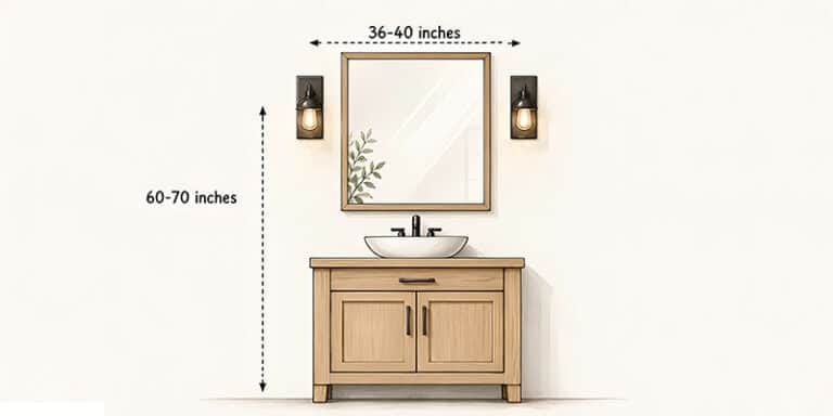Height of Vanity Light featured image