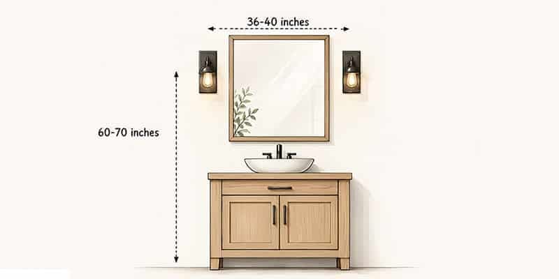 Height of Vanity Light featured image