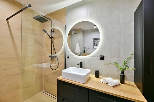 modern bathroom mirror